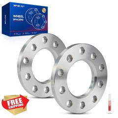 KAX 2pc 5×4.5/5×4.75 silver wheel spacers 1/2″ 78.1mm