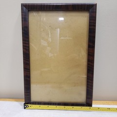 Tortoiseshell Picture Frame 7×11 Brown Black Wood Traditional Wall Decor