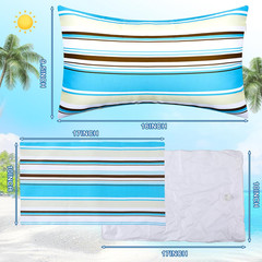 4 Pack Inflatable Beach Pillows with Removable Washable Covers Hawaii Tropical S