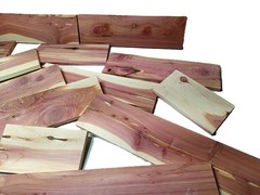 10lbs Red Cedar Wood PLANED SMOOTH Kiln Dry Scrap Lumber Drop Pieces SHIPs FREE!