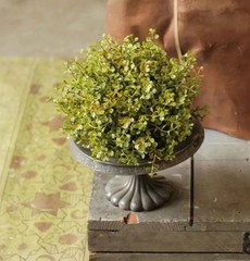 Faux Baby Grass Greenery Ball – Floral Filler Spring Everyday Decor – Realistic
