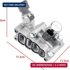 15810-RKB-J01 VVT Engine Variable Valve Timing Solenoid with Gasket Replacement