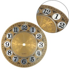 7 In Diameters 180mm Vintage Aluminium Metal Wall Clock for DIAL Face Arabic