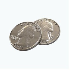 Two Sided Trick Coin – Quarter – Two Face – Double Headed Coin Free Shipping!