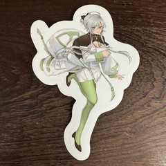 Aka Mana Facts #7 Sticker Playasia Exclusive Video Game Collectible Waifu Promo