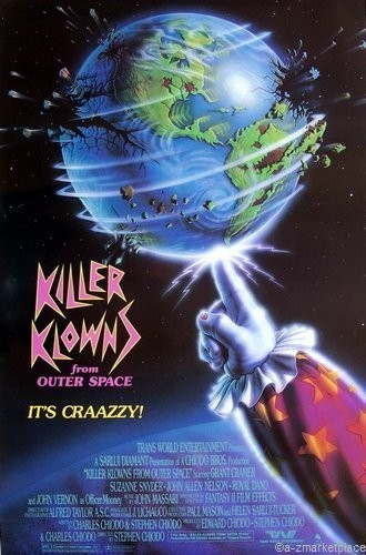 Killer Klowns From Outer Space Mini Poster 11X17in 17″L x 11″W, Multicolor