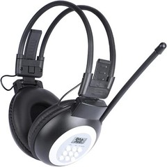 FM Portable Radio Stereo Headsetwith Lcd Over Ear Foldable Pocket