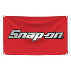 Snap on Tools Polyester Polyester Flag Banner Wall Hanging Garage Décor 5x3ft