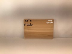5 1/2″ x 8” custom made Cedar wood sign using «TEXT OF YOUR CHOICE» Great gift.