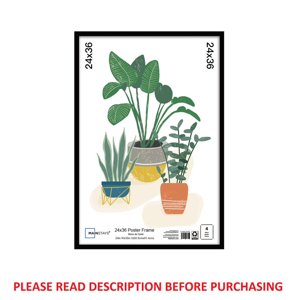 24×36 Basic Black Poster Frame