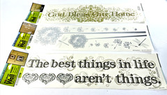 3 Main Street Wall Creations Sticker Sayings God Bless Best Things DandelionRead