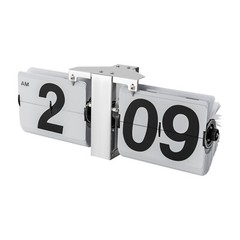 Retro Wall Mount/Tabletop Flip Clock Battery Powered Digital Display Clock