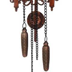 Classical Cuckoo Wall Clock Hanging Wooden Style Bird Quartz Clock Home Decor