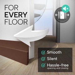 Under Door Sweep Weather Stripping Door Draft Stopper Blocker Strong Adhesive US
