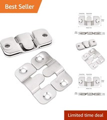 Heavy Duty Recessed Mounting Brackets for Pictures & Mirrors – 10 Durable Pairs