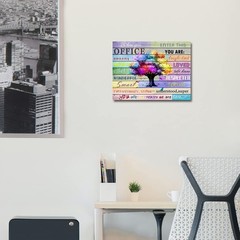Motivational Wall Art Canvas 12×16 – Beautiful Tree Quotes for Office Decor