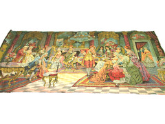 Vintage Concerto Tapestry Made in France item 802 62″ x 28″