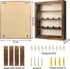 Shadow Box Frame 11×14, Deep Shadow Box Display Case with Linen Back and Removab