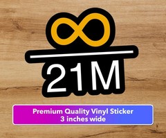Bitcoin BTC premium 9 sticker pack crypto weatherproof vinyl decal 3 inches