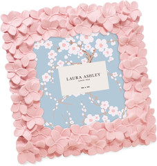 Hand-Crafted Pink Flower Resin Picture Frame with Easel 4×4 4×6 5×7 8×10
