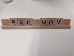 PSU MOM Scrabble Tiles Penn State