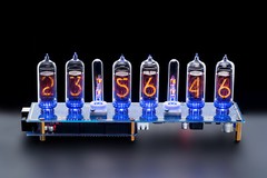 Nixie Tubes Clock IN-14 Arduino Shield NCS314 with Sockets FAST SHIPPING 3-5Days