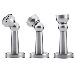 Magnetic Door Stopper Stainless Steel Wall/Floor Mounted Holder for Home Office