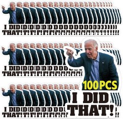 100 Pcs I Did That Biden Stickers,Joe Biden Stickers Funny I Did That – Point…