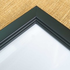 28×40 Frame Black Picture Frame – Complete Modern Photo Frame Includes UV Acryli