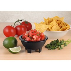 6 Pack Black Salsa Serving Dish Small Dips Snacks Holder Taco Night Essentials