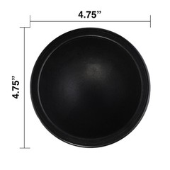 6-Pack 10 oz Small Black Salsa Bowls for Serving Dip Snacks Condiments