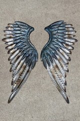Huge ANGEL WING PAIRS,Stunning Wall Accent,Western Decor,Metal Art,Gifts,SS-BHT