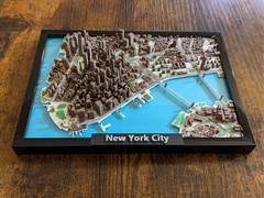 New York City Lower Manhattan 3D Mini (MultiColor) 3D Printed Display