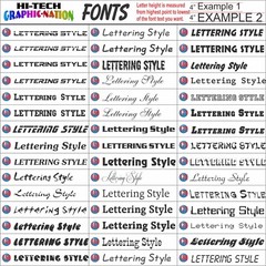 Custom Text Vinyl Decal Sticker Car Window Bumper Letters Numbers Lettering Name