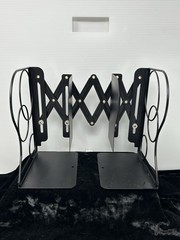 Adjustable Bookends Metal Bookends Expandable 6” To 16” Black Decorative