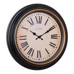 18 In. Traditions Antique Brown Quartz Analog Wall Clock