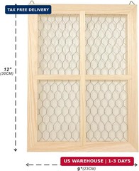 4 Pack Chicken Wire Wood Frame 12 x 9 Inches Unfinished Wooden Frame for photoes