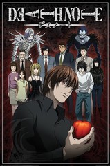 Death Note – Anime Poster (Characters – Light, L, Misa, Ryuk) (Size: 24″ x 36″)
