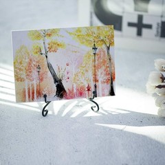 Versatile 2-Pack Iron Display Stands – Perfect for Home and Gallery Use
