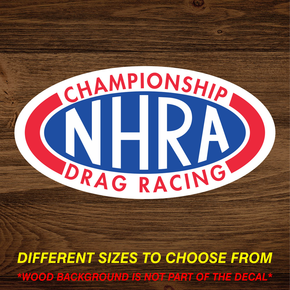 NHRA Championship Drag Racing Vinyl Decal Sticker Free Shipping
