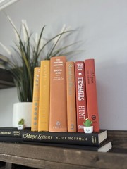 Stack of 6 colorful books for Decorating Staging | Book Decor| Home Decor.