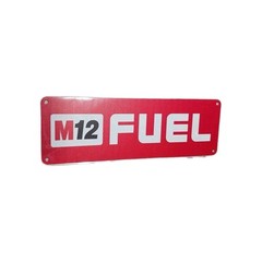 Milwaukee M12 FUEL Tool Garage Shop UV Printed High Quality Aluminum Metal Sign