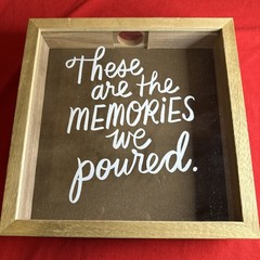 These Are The Memories We Powered Wooden Frame