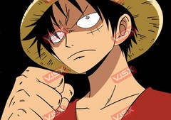 Monkey D Luffy One Piece Anime Peeker bumper sticker Car Sticker Vinyl Decal