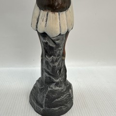 Ceramic Native American Eagle Dancer Statue, Hand Painted {GG}