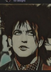 Robert Smith From The Cure NEW Small Glossy Vinyl Sticker 80s Music Gothic