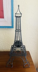 Seth Thomas Eiffel Tower Clock Vintage by Westclox Spartus Tested and Working