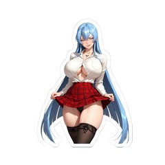 Anime Waifu Sticker (Buy More From My Shop Save More) Esdeath Fan Art