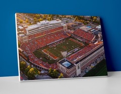 Illinois Football Stadium Poster or Canvas – Fighting Illini Football Wall Art