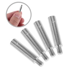 10Pcs Silver Metal Spindle Extensions for Musical Box DIY Accessories